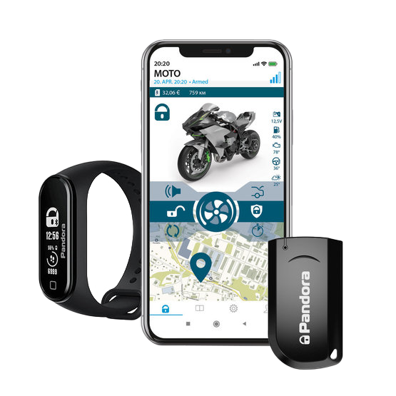 Alarm Pandora SMART MOTO+ je vrhunski varnostni sistem za motorna kolesa, posebej zasnovan za njihovo zaščito.